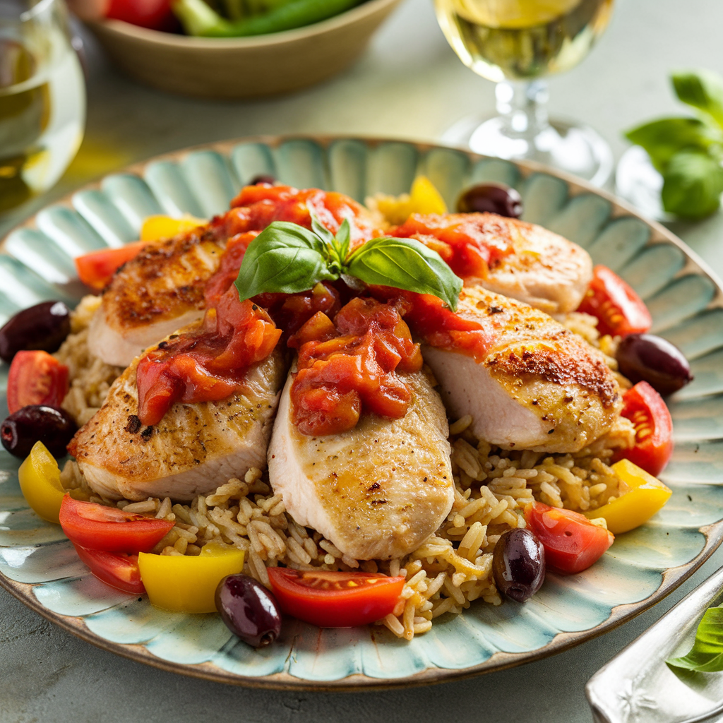 Mediterranean Chicken and Rice Recipe: A Delightful and Healthy Dish