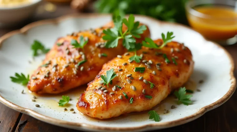 Air Fryer Chicken Breast with Whole Grain Mustard